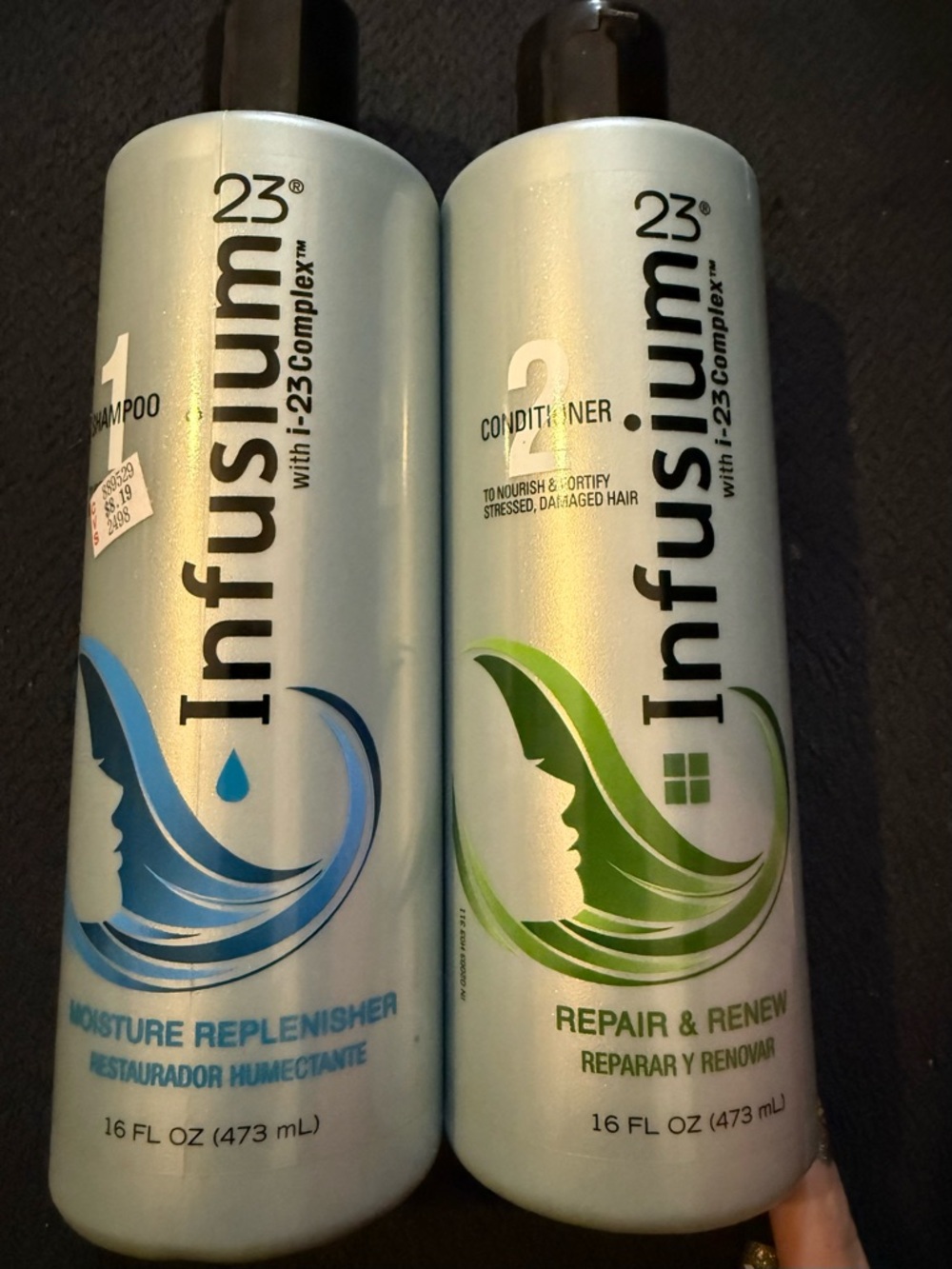 Infusium 23 Moisture Replenisher Shampoo & Repair & Renew Conditioner set